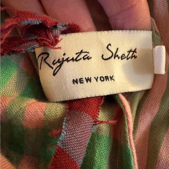 NWT Rujuta Sheth Taylor Pant Hudson Stripe Half Plaid sold out online wide leg - Picture 4 of 13